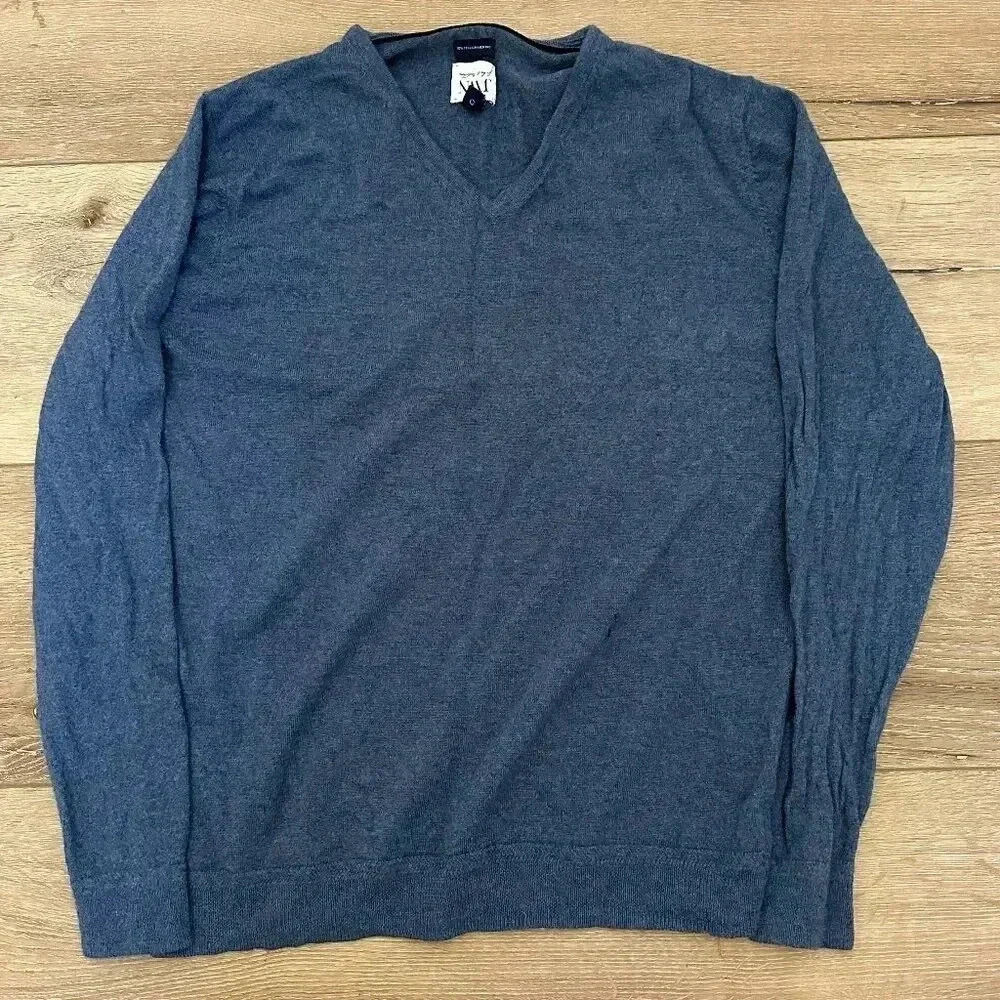 Vintage V Neck Lightweight Sweater
